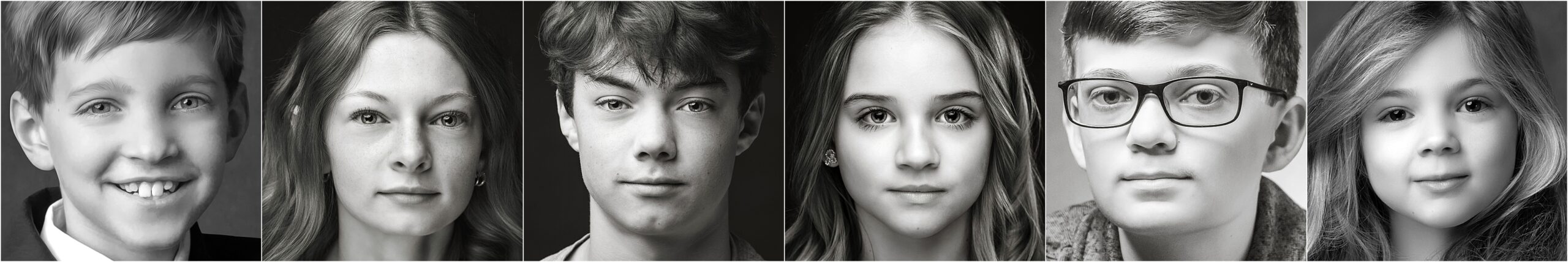 close up portraits of kids