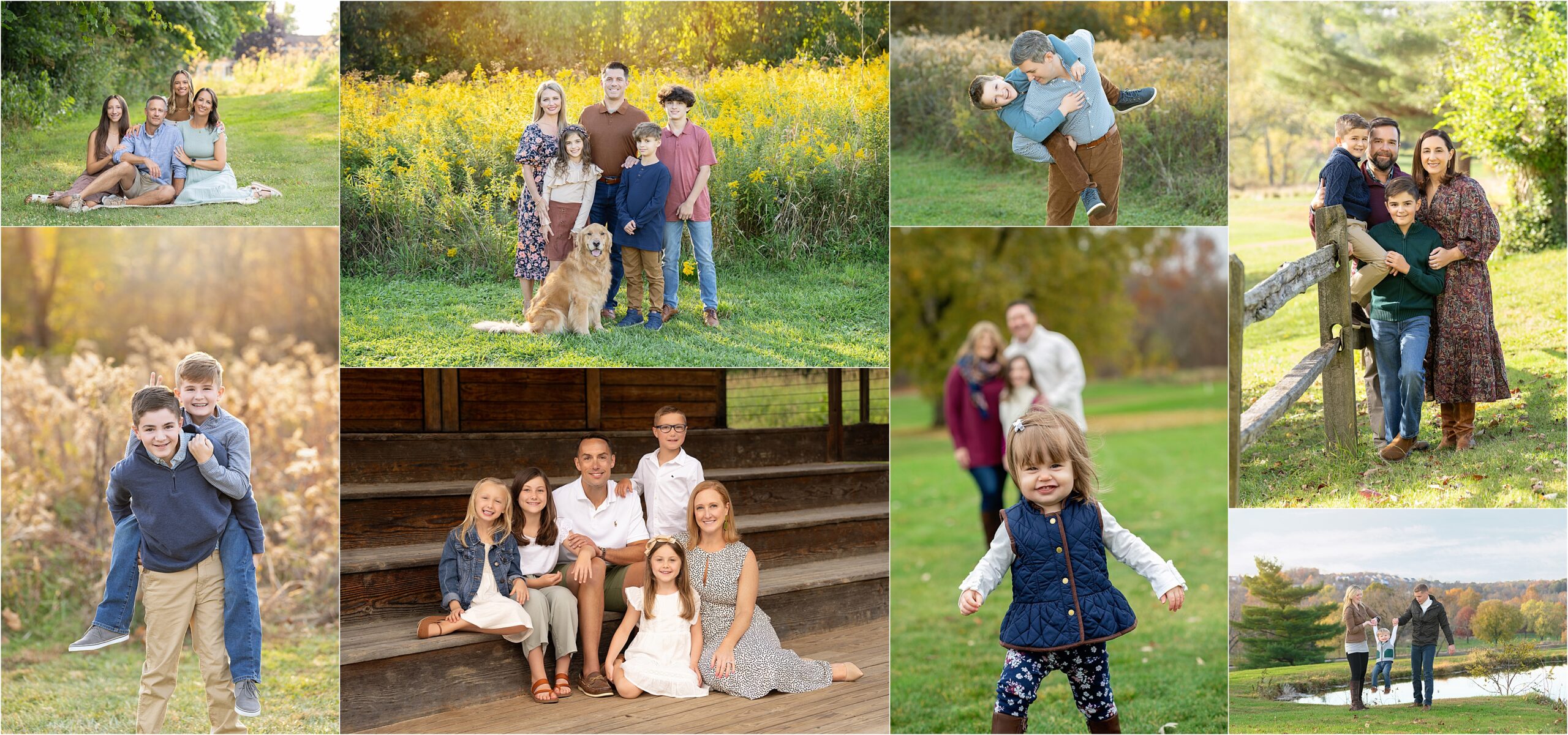 Fall family photos in Pittsburgh