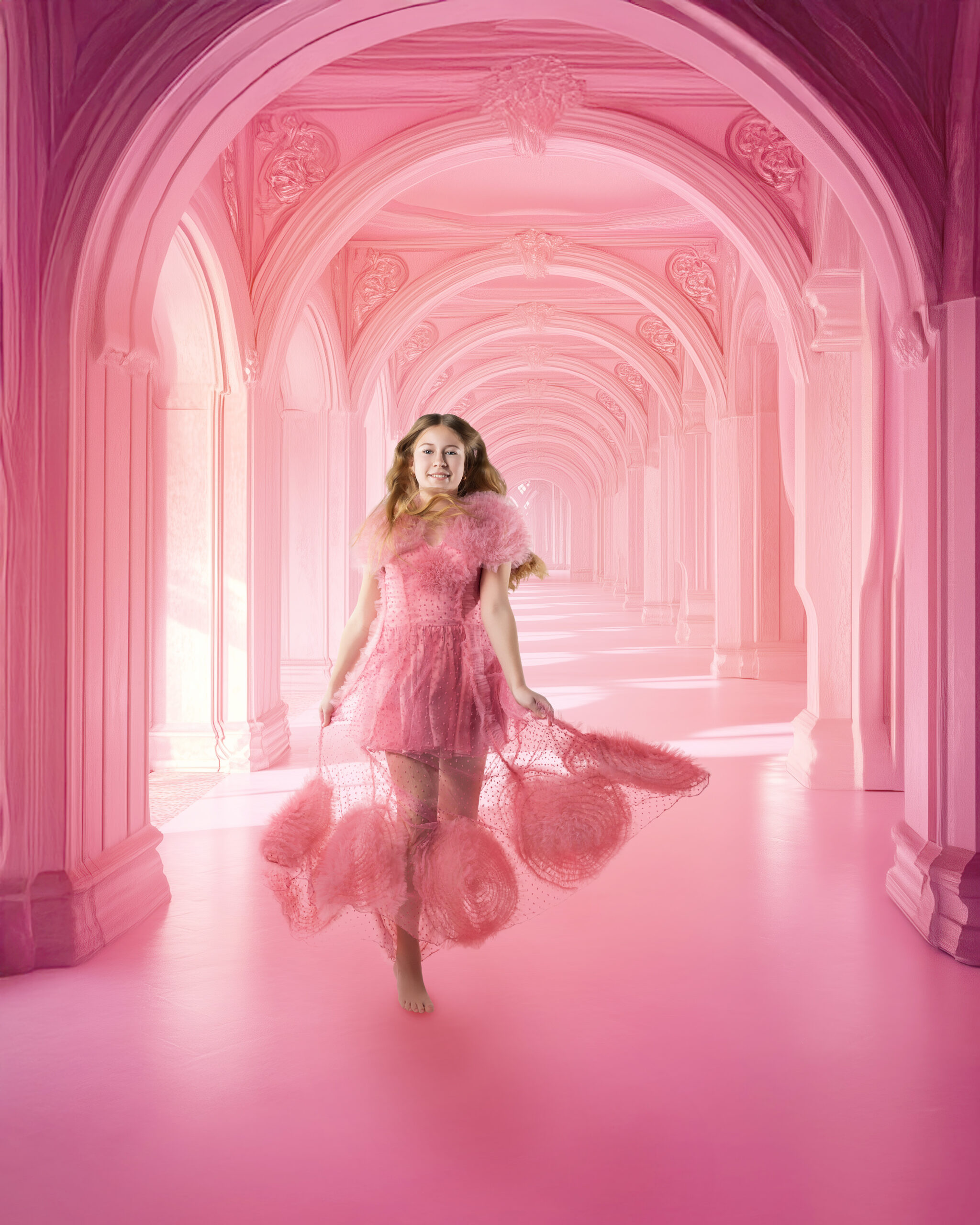 Glinda Wicked couture portraits by Pittsburgh child photographer